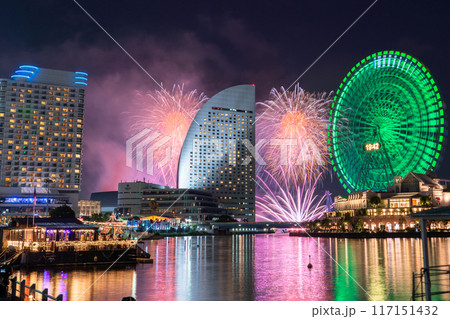 《神奈川県》横浜夜景の花火大会・みなとみらいスマートフェスティバル 《神奈川県》横浜夜景の花火大会・みなとみらいスマートフェスティバル 117151432