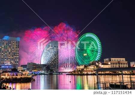 《神奈川県》横浜夜景の花火大会・みなとみらいスマートフェスティバル 《神奈川県》横浜夜景の花火大会・みなとみらいスマートフェスティバル 117151434