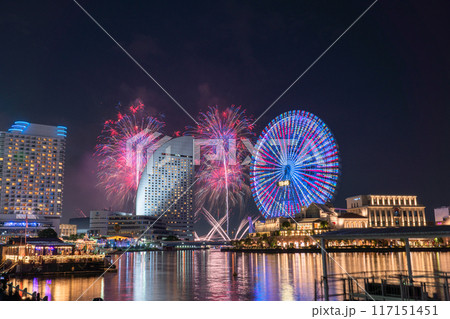 《神奈川県》横浜夜景の花火大会・みなとみらいスマートフェスティバル 《神奈川県》横浜夜景の花火大会・みなとみらいスマートフェスティバル 117151451