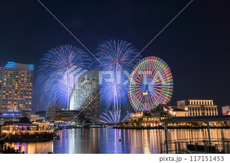 《神奈川県》横浜夜景の花火大会・みなとみらいスマートフェスティバル 117151453