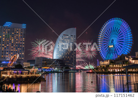 《神奈川県》横浜夜景の花火大会・みなとみらいスマートフェスティバル 《神奈川県》横浜夜景の花火大会・みなとみらいスマートフェスティバル 117151462