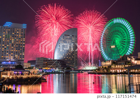 《神奈川県》横浜夜景の花火大会・みなとみらいスマートフェスティバル 《神奈川県》横浜夜景の花火大会・みなとみらいスマートフェスティバル 117151474
