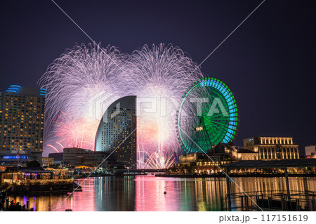 《神奈川県》横浜夜景の花火大会・みなとみらいスマートフェスティバル 《神奈川県》横浜夜景の花火大会・みなとみらいスマートフェスティバル 117151619