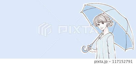 日傘 / 傘をさす女性 117152791