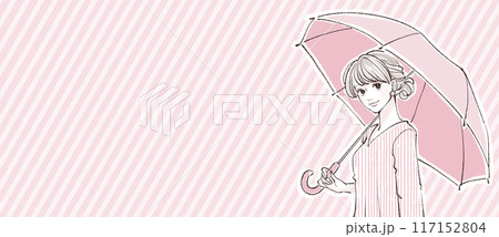 日傘 / 傘をさす女性 日傘 / 傘をさす女性 117152804