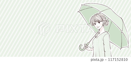 日傘 / 傘をさす女性 117152810