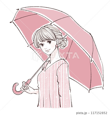 日傘 / 傘をさす女性 日傘 / 傘をさす女性 117152852