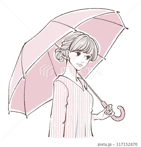 日傘 / 傘をさす女性 日傘 / 傘をさす女性 117152870