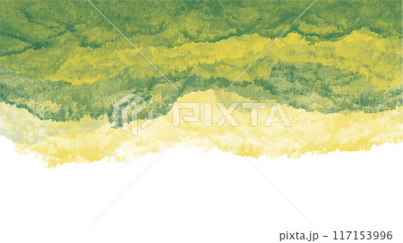 Abstract green watercolor background.Hand painted watercolor. vector 117153996