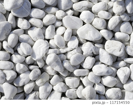 白玉砂利・背景素材 117154550