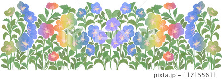rose of sharon border rose of sharon border 117155611