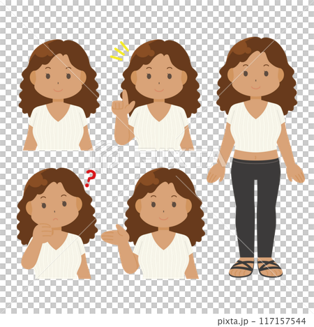 女性のイラスト 117157544