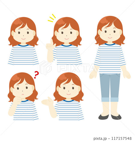 女性のイラスト 117157548