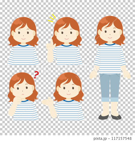 女性のイラスト 117157548