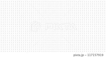 Bullet journal page, simple polka dot grid background. Paper pattern. Halftone texture, retro office. Planer, note small spots.  117157919
