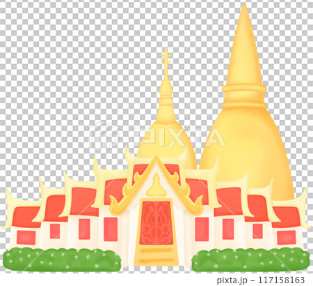 pagodas and temples pagodas and temples 117158163