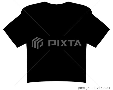 シンプルなTシャツのイラスト素材 シンプルなTシャツのイラスト素材 117159084