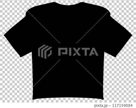 シンプルなTシャツのイラスト素材 シンプルなTシャツのイラスト素材 117159084