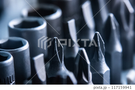 Closeup of bits set 117159941