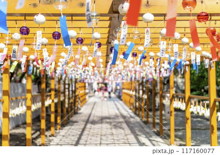 夏の竹駒神社 参道の風鈴 夏詣 宮城県岩沼市 夏の竹駒神社 参道の風鈴 夏詣 宮城県岩沼市 117160077