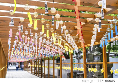 夏の竹駒神社 参道の風鈴 夏詣 宮城県岩沼市 夏の竹駒神社 参道の風鈴 夏詣 宮城県岩沼市 117160085