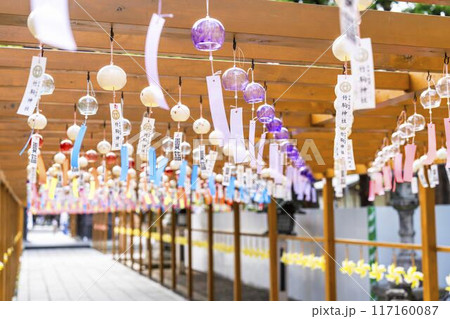 夏の竹駒神社 参道の風鈴 夏詣 宮城県岩沼市 夏の竹駒神社 参道の風鈴 夏詣 宮城県岩沼市 117160087