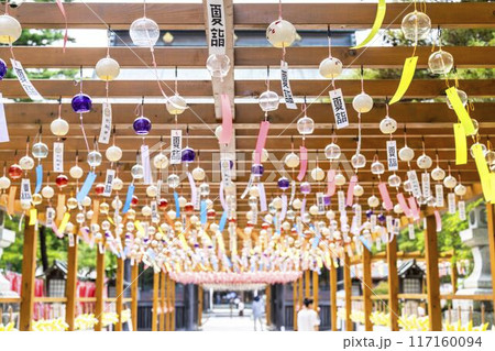 夏の竹駒神社 参道の風鈴 夏詣 宮城県岩沼市 夏の竹駒神社 参道の風鈴 夏詣 宮城県岩沼市 117160094