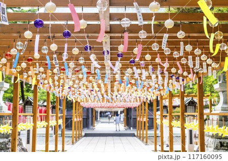夏の竹駒神社 参道の風鈴 夏詣 宮城県岩沼市 夏の竹駒神社 参道の風鈴 夏詣 宮城県岩沼市 117160095