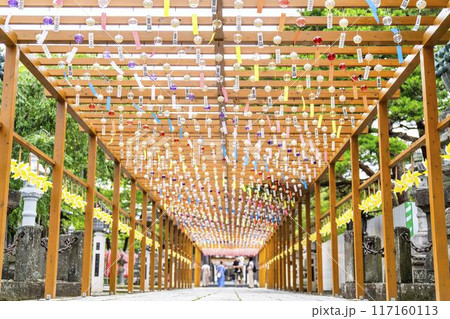 夏の竹駒神社 参道の風鈴 夏詣 宮城県岩沼市 夏の竹駒神社 参道の風鈴 夏詣 宮城県岩沼市 117160113