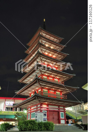平成4年に再建された海老名市観光のシンボル海老名国分寺七重の搭3分の1縮尺模型 平成4年に再建された海老名市観光のシンボル海老名国分寺七重の搭3分の1縮尺模型 117160126