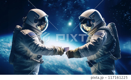 宇宙ビジネス　名刺交換をする 117161225