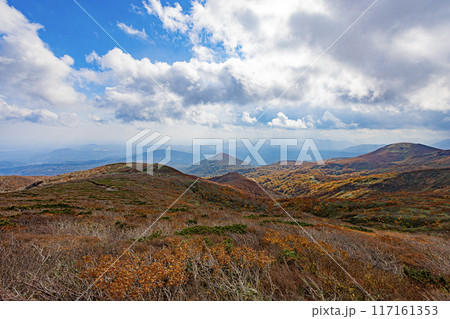 栗駒山　秋の絶景風景 117161353