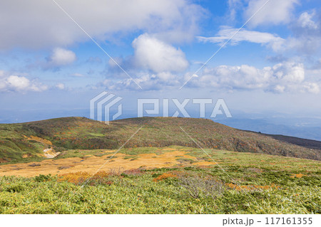 栗駒山 秋の絶景風景 栗駒山 秋の絶景風景 117161355