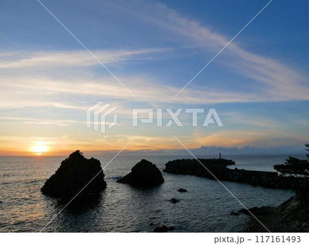 天草西海岸　下田港の夕暮れ　（熊本県） 117161493