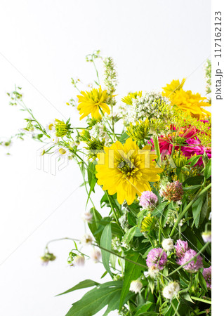 Summer bouquet of seasonal flowers 117162123