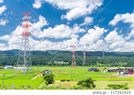 《新潟県》田舎の長閑な夏の原風景 117162429