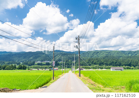《新潟県》田舎の長閑な夏の原風景 《新潟県》田舎の長閑な夏の原風景 117162510