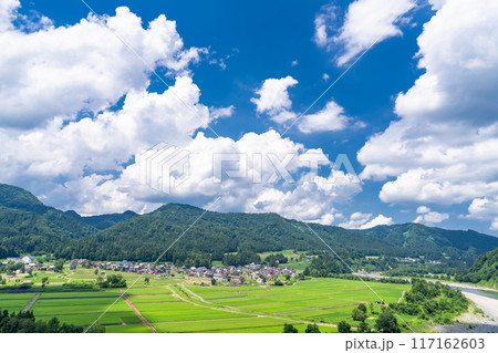 《新潟県》田舎の長閑な夏の原風景 117162603