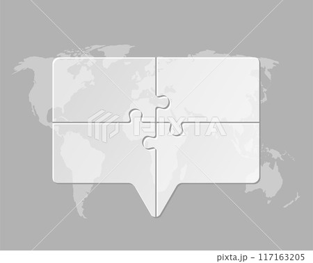 Diagram infographic for 4 steps, speech bubble Diagram infographic for 4 steps, speech bubble 117163205