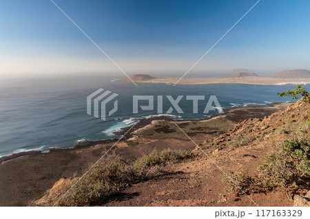 The coast near the town of Haria on the island of Lanzarote, Canary Islands 117163329