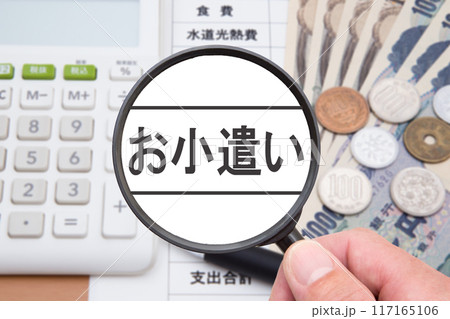 お小遣い（家計、家計簿） 117165106