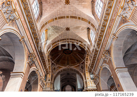 interiors of Saint Louis en l'ile church, Paris, France interiors of Saint Louis en l'ile church, Paris, France 117165239