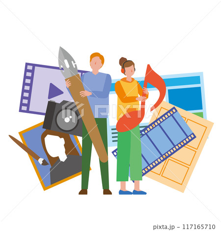 クリエイターの男女 クリエイターの男女 117165710