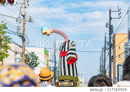 首が伸びるからくり人形、大四日市まつりの大入道〈三重県四日市市〉 117165929