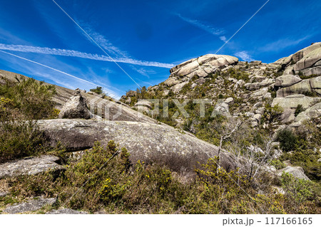 Walking around the Penameda hill in national park Peneda Geres in Portugal. Walking around the Penameda hill in national park Peneda Geres in Portugal. 117166165