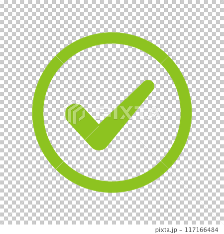 チェックマーク 117166484