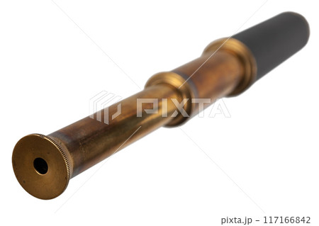 Old vintage spyglass telescope 117166842