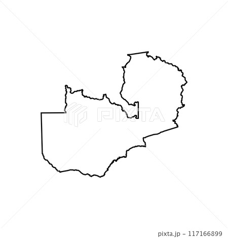 zambia map icon 117166899
