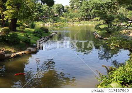 広島市の大名庭園:縮景園 広島市の大名庭園:縮景園 117167960
