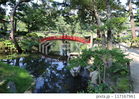 広島市の大名庭園:縮景園 広島市の大名庭園:縮景園 117167961